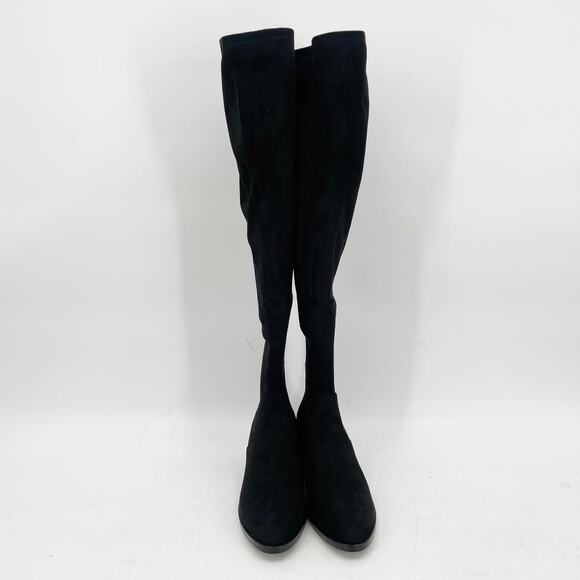 Steve Madden Women's Georgette Over the Knee Boots Size 8 Black Pull On NIB - Picture 6 of 13